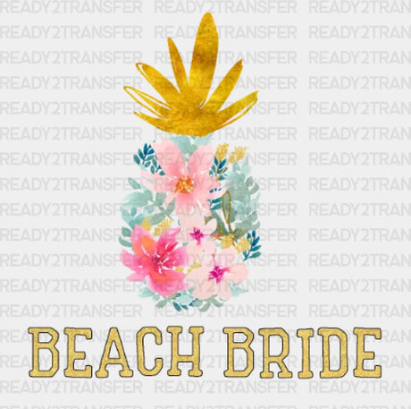 Beach Bride Pineapple Dtf Transfer