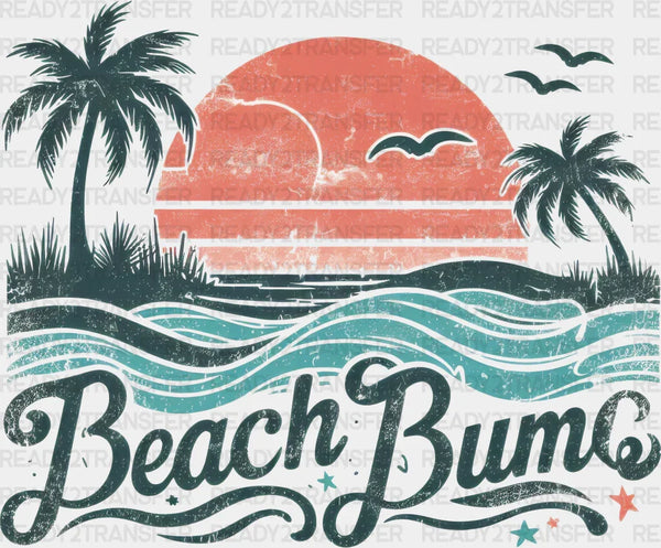 Beach Bums Design Summer DTF Transfer