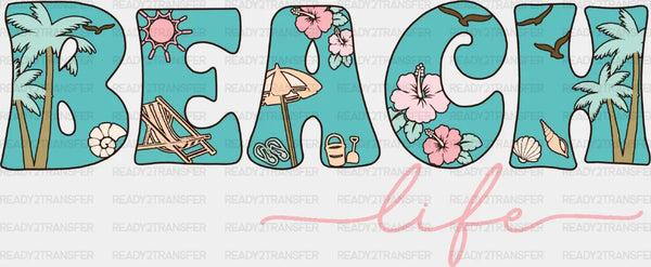 Beach Life - Summer DTF heat transfer