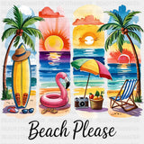 Beach Please - Family Trip DTF Transfers ready2transfer