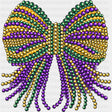 Beaded Ribbon - Mardi Gras DTF Transfers ready2transfer