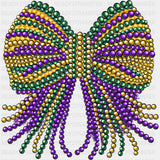 Beaded Ribbon - Mardi Gras DTF Transfers ready2transfer