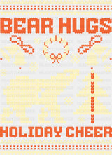 Bear Hugs Holiday Cheer - Christmas DTF Transfer