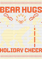 Bear Hugs Holiday Cheer - Christmas DTF Transfer