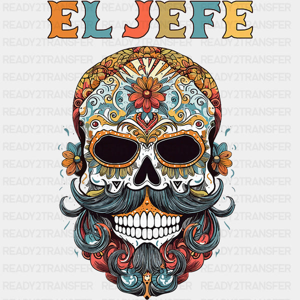 Beard El Jefe - Day of the Dead DTF Transfers