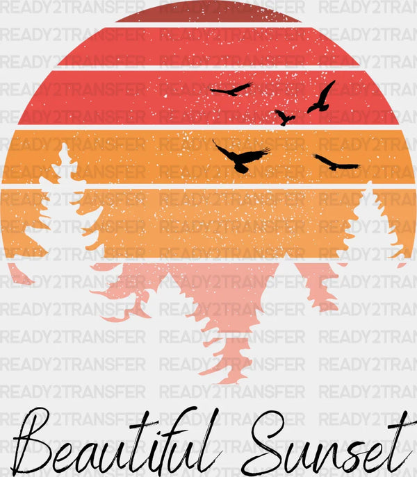 Beautiful Sunset Summer DTF Transfer