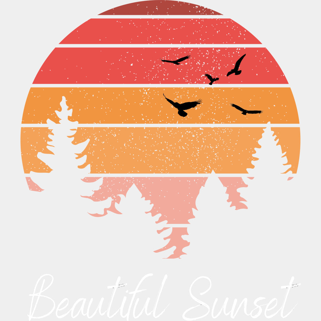 Beautiful Sunset Summer DTF Transfer ready2transfer White