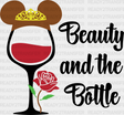 Beauty And The Bottle Disney Dtf Transfer