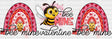Bee Mine Valentine - Valentine’s Day Cup Wrap Uv Sticker Permanent Dtf Decal