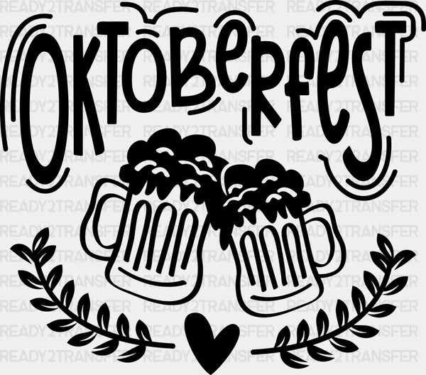 Beer Cheers Oktoberfest  Design Oktoberfest DTF Transfer
