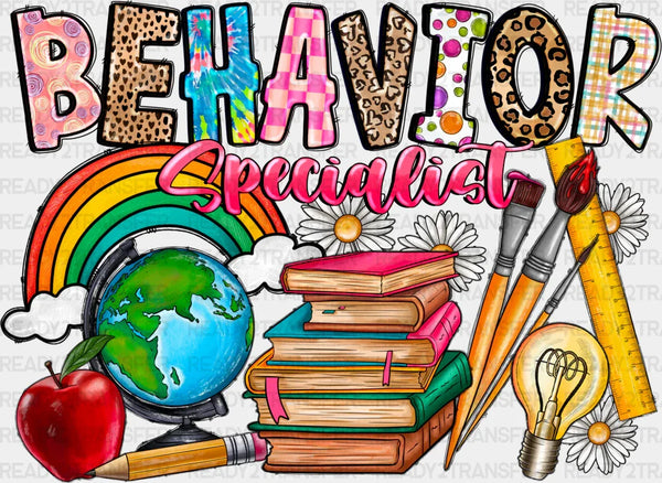 Behavior Specialist Design - Teachers DTF heat transfer