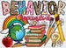 Behavior Specialist Design - Teachers DTF heat transfer ready2transfer White