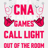Being A CNA Is All Fun & Games Until... Red Design - CNA DTF Transfers ready2transfer Light Color Design (See Imaging)