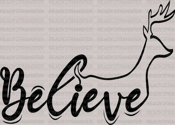 Believe Deer DTF Transfer
