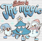 Believe In The Magic - Winter Iron On DTF Transfer ready2transfer