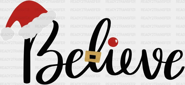 BELIEVE SANTA DTF Transfer