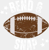 Bend & Snap Football DTF Transfer Adult Unisex S & M (10’’) / Light Color Design (See Imaging)