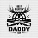Best Buckin' Daddy Ever Father's Day DTF Transfer ready2transfer Black