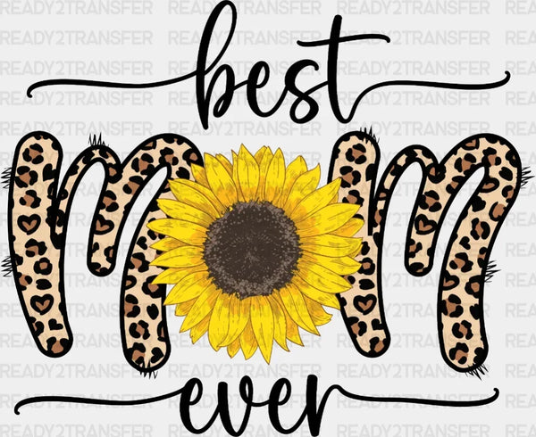 Best Mom Flower DTF Transfer