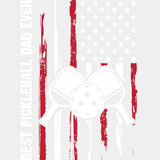 Best Pickleball Dad Ever - Pickleball DTF Transfers ready2transfer Light Color Design (See Imaging)