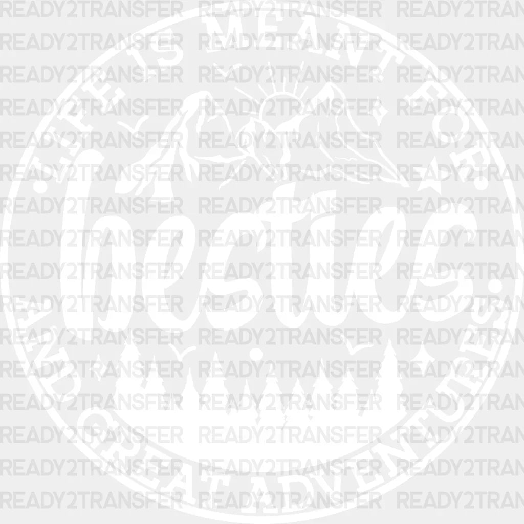 Besties And Great Adventures - Best Friends Dtf Transfer Adult Unisex S & M (10’’) / Light