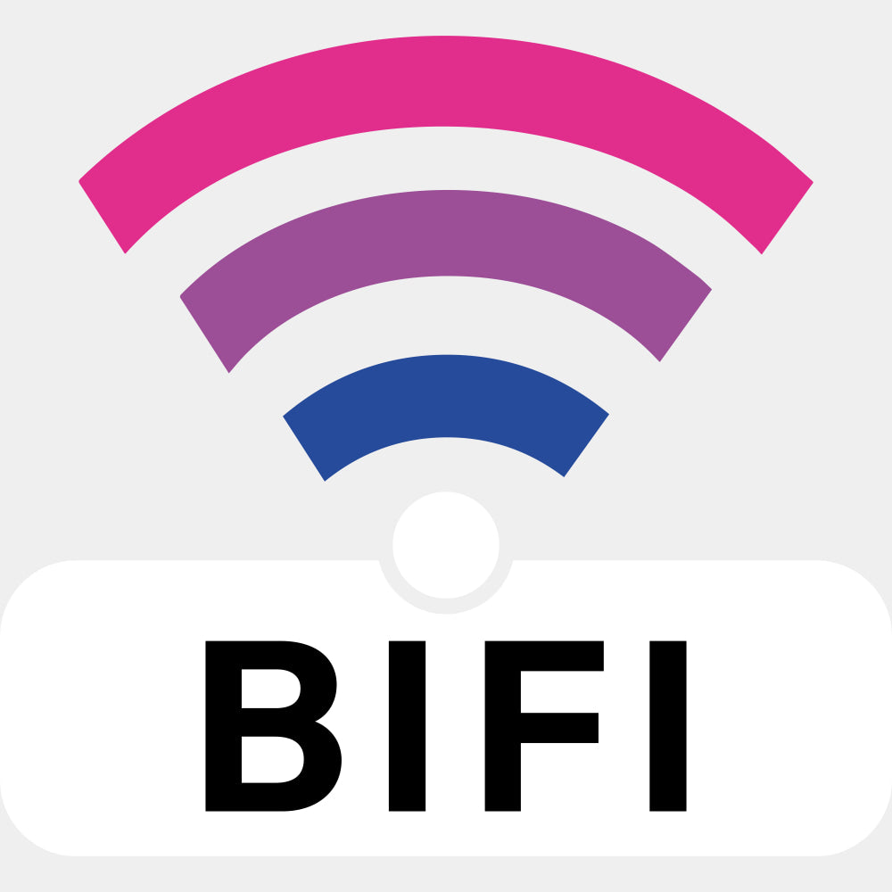 BIFI - Bisexual DTF Transfers ready2transfer Light Color Design (See Imaging)