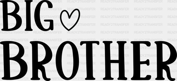 Big Brother Heart Design - Brother DTF heat transfer