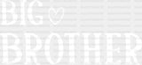 Big Brother Heart Design - Dtf Heat Transfer Adult Unisex S & M (10’’) / Light Color (See Imaging)