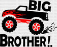 Big Brother Truck - Dtf Heat Transfer Adult Unisex S & M (10’’) / Dark Color Design (See Imaging)