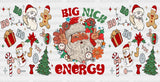 Big Nick Energy - Christmas Cup Wrap Uv Sticker Permanent Dtf Decal