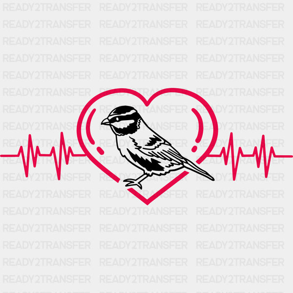 Bird In Heart - Birds DTF Transfers
