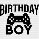 Birthday Boy Controller - Video Game DTF Heat Transfer ready2transfer Dark Color Design ( See imaging )