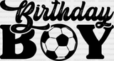 Birthday Boy Design - Soccer Dtf Heat Transfer Adult Unisex S & M (10’’) / Black