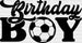 Birthday Boy Design - Soccer DTF Heat Transfer ready2transfer Black