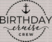 Birthday Cruise Crew DTF Heat Transfer, Vacation Design, Vacay Mode DTF ready2transfer Black