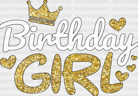 Birthday Girl Dtf Transfer