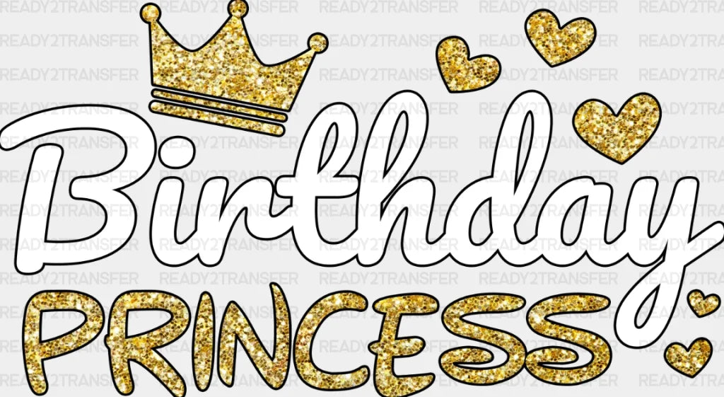 Birthday Princess Dtf Transfer