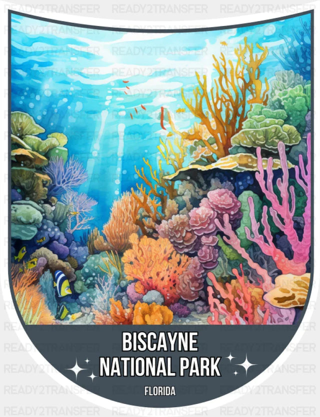 Biscayne National Park Florida - National Parks DTF Transfer ready2transfer