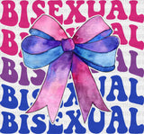 Bisexual Ribbon Design - Iron On Dtf Transfer