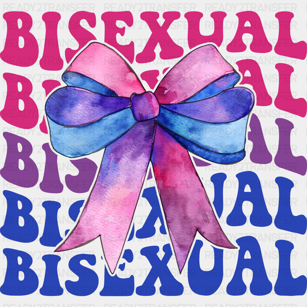 Bisexual Ribbon - Bisexual DTF Transfers ready2transfer