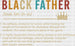 Black Father Father's Day DTF Transfer ready2transfer White