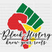 Black History Know Your Roots BLM DTF Transfer ready2transfer Black