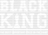 Black King Blm Dtf Transfer Adult Unisex - S & M (10’) / White