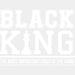 Black King BLM DTF Transfer ready2transfer White