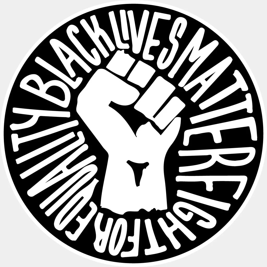 Black Lives Matter Circular Design - Blm Dtf Transfer Adult Unisex S & M (10’’) / Light Color