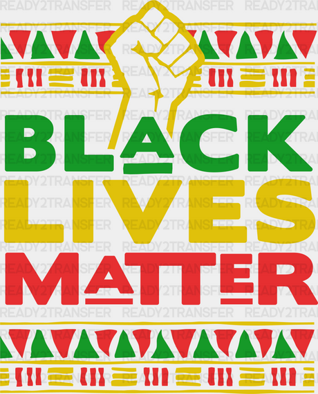 Black Lives Matter Colorful Design - Blm Dtf Transfer