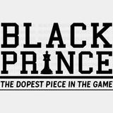 Black Prince Blm Dtf Transfer Adult Unisex - S & M (10’) /