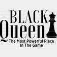 Black Queen Blm Dtf Transfer Adult Unisex - S & M (10’) /