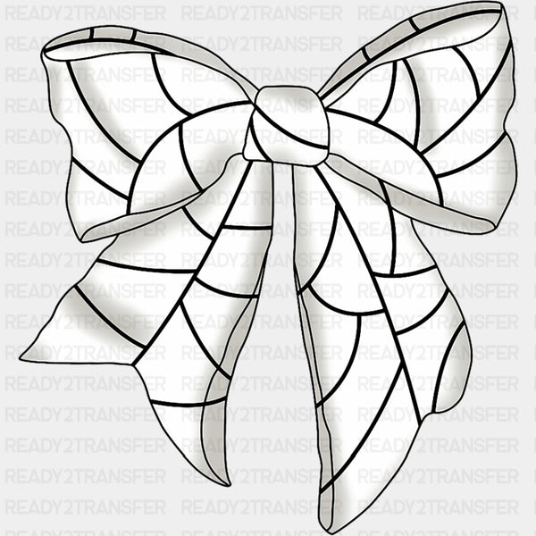 Black & White Ribbon - Volleyball DTF Transfers