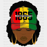 Black Woman 1865 Hat Blm Dtf Transfer